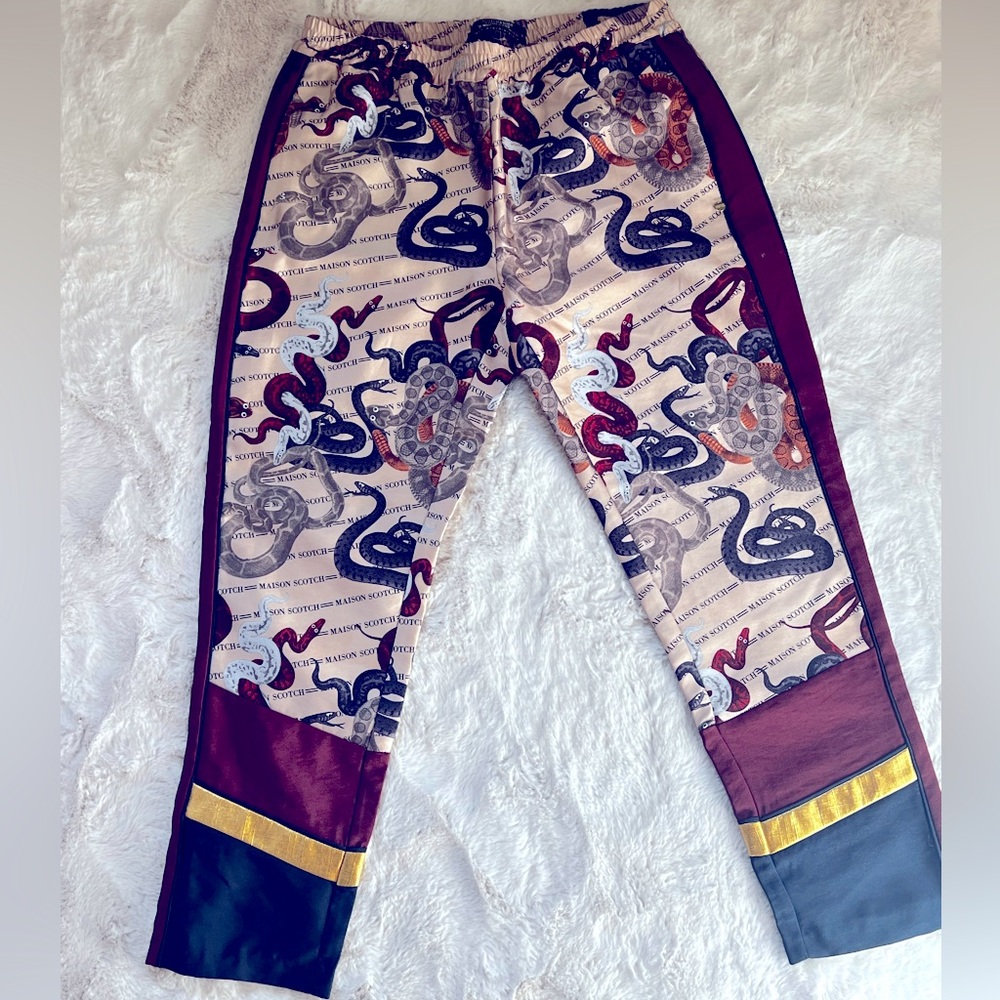 Scotch & Soda Snake Patterned Pants - image 1